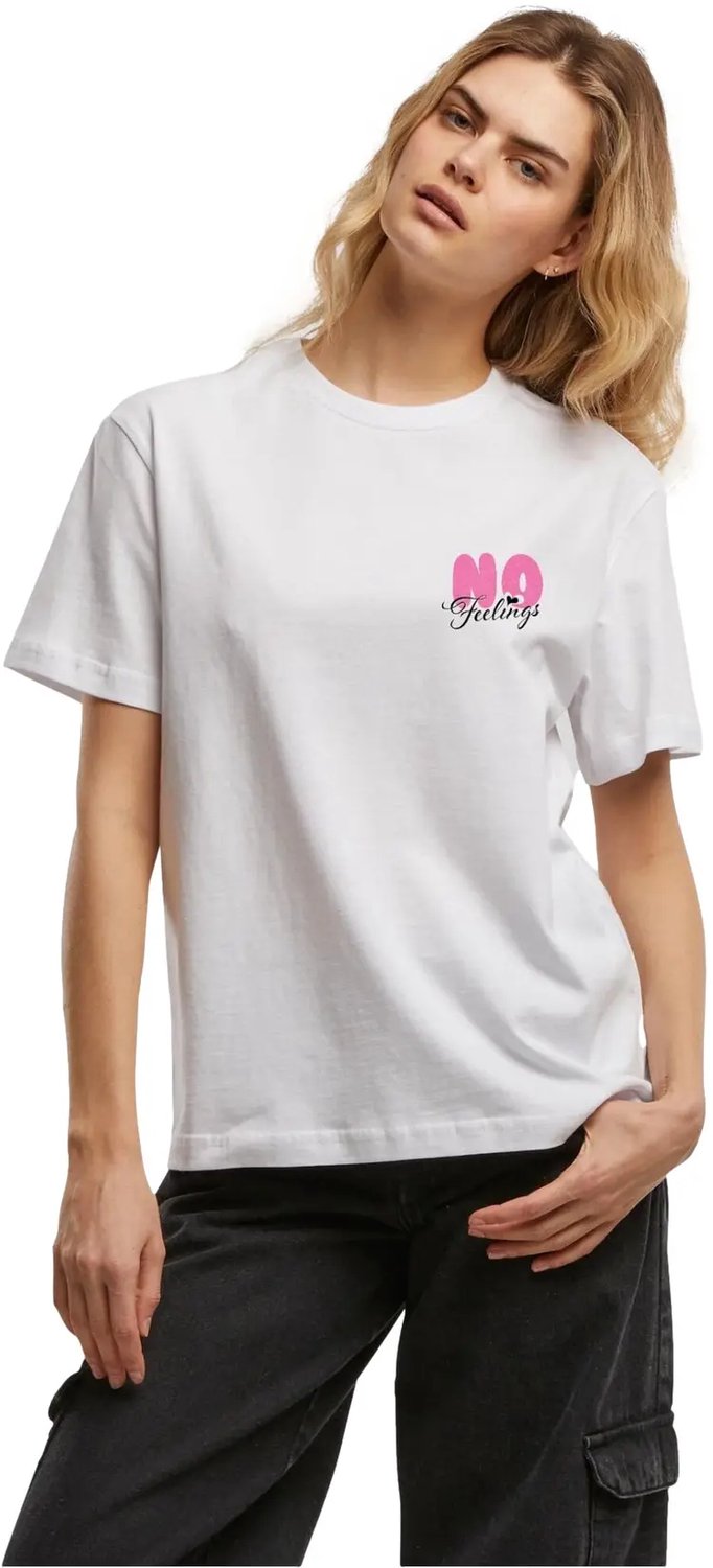 T-shirt dames Urban Classics No Feelings Wit