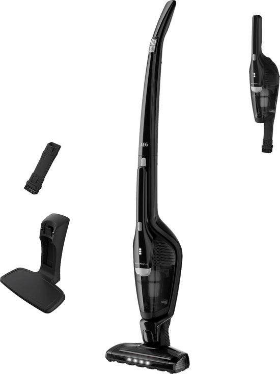 AEG CX7-3-45EB Ergorapido Plus - Steelstofzuiger - UltimatePower zuigmond - Kierenzuigmond - Ebony Zwart