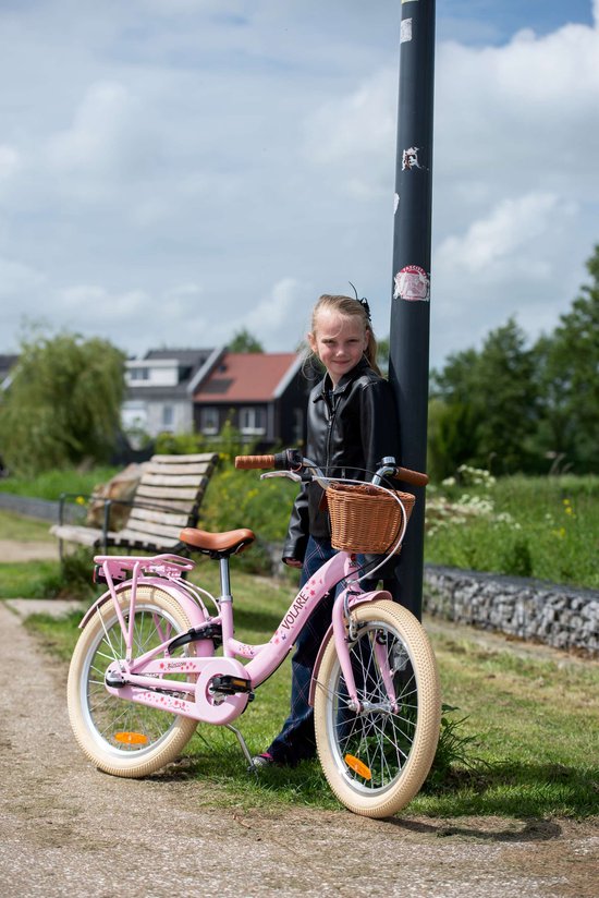 Volare Blossom Kinderfiets - Meisjes - 24 inch - Wit — afbeelding 2