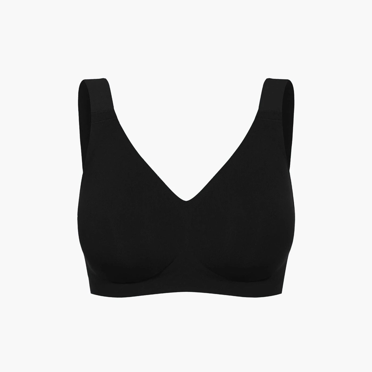 cfab Comfort Minimizer BH - Zwart - S - BH Zonder Beugel Voorgevormd - Ondergoed - Naadlos