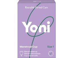 Yoni Menstruatiecup - Medische silicone - Herbruikbare Menstruatie Cup - Period - Menstrueren - Maat 1