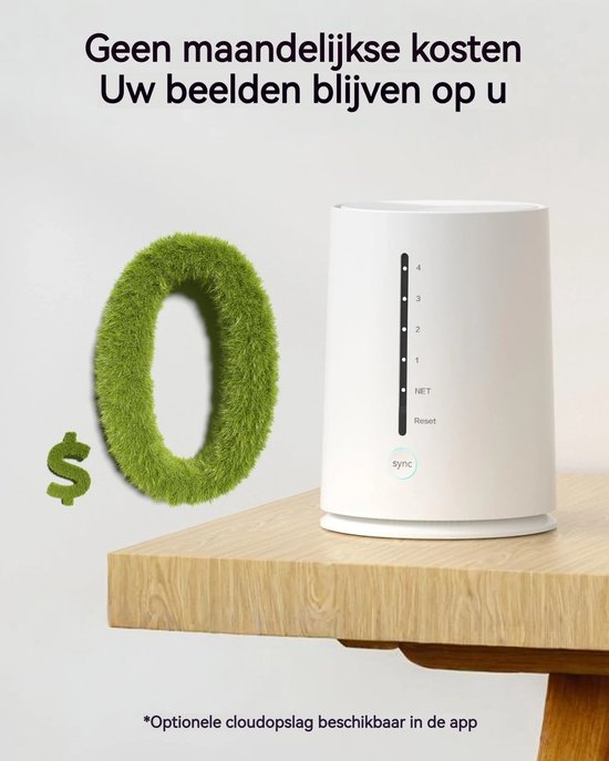 Set van 2 camera's met HomeBase zonnepaneel - Wifi - Beveiligingscamera'svoor Buiten 4MP set - Beveiliging voor thuis - Draadloos - Beveiligingscamera's set - veiligheid - bewaking — afbeelding 5