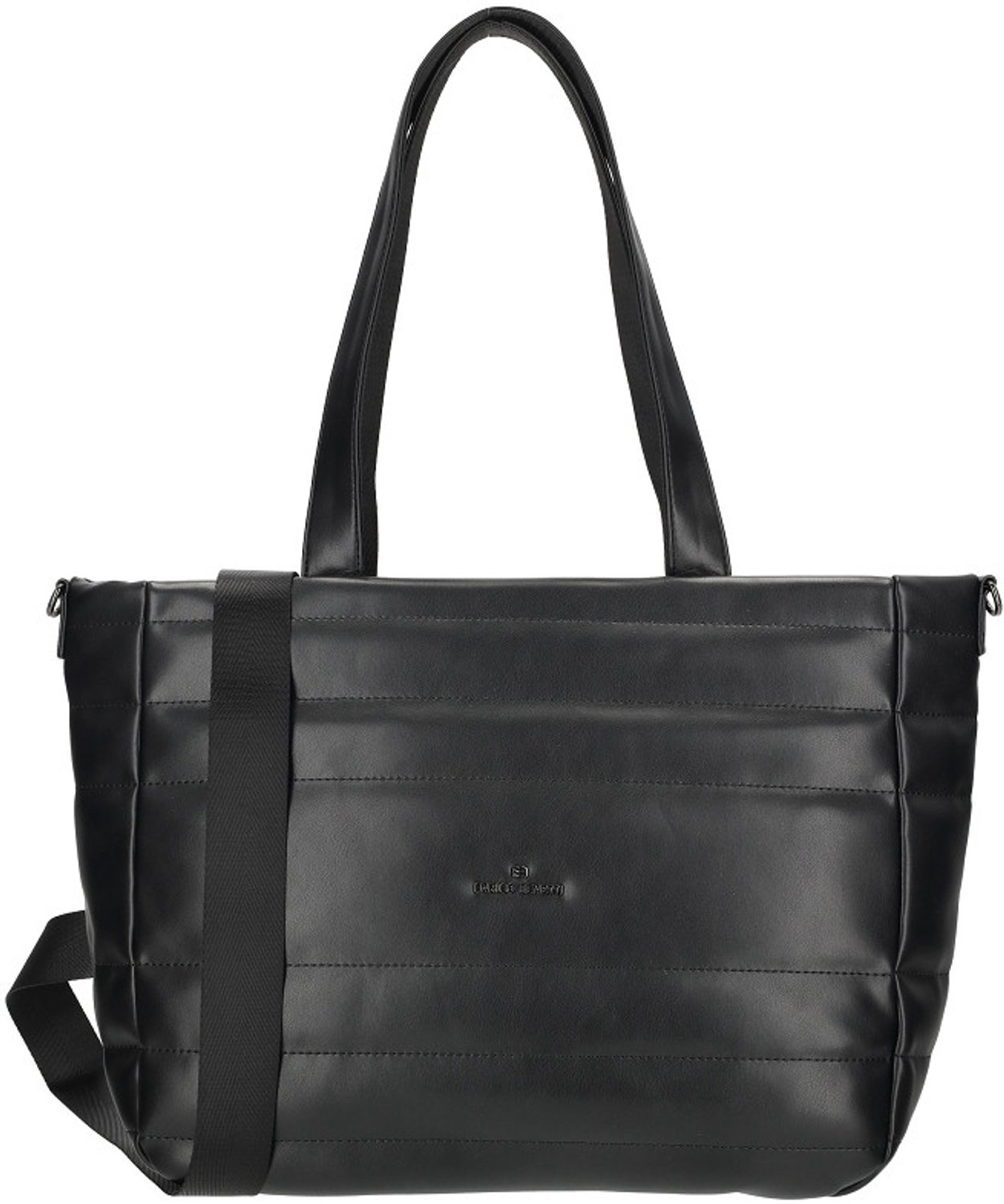 Enrico Benetti Romy Shopper - Dames Handtas - Schoudertas - Crossbody Tas - Puffer Look - Verstelbare en Afneembare Band - Meerdere Vakken - Trendy en Compact - Tote Bag - Dames Tas - Zwart