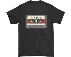 Old School Shirt – MIX TAPE – Retro Outfit – Unisex T-Shirt voor Dames & Heren – Origineel Cadeau