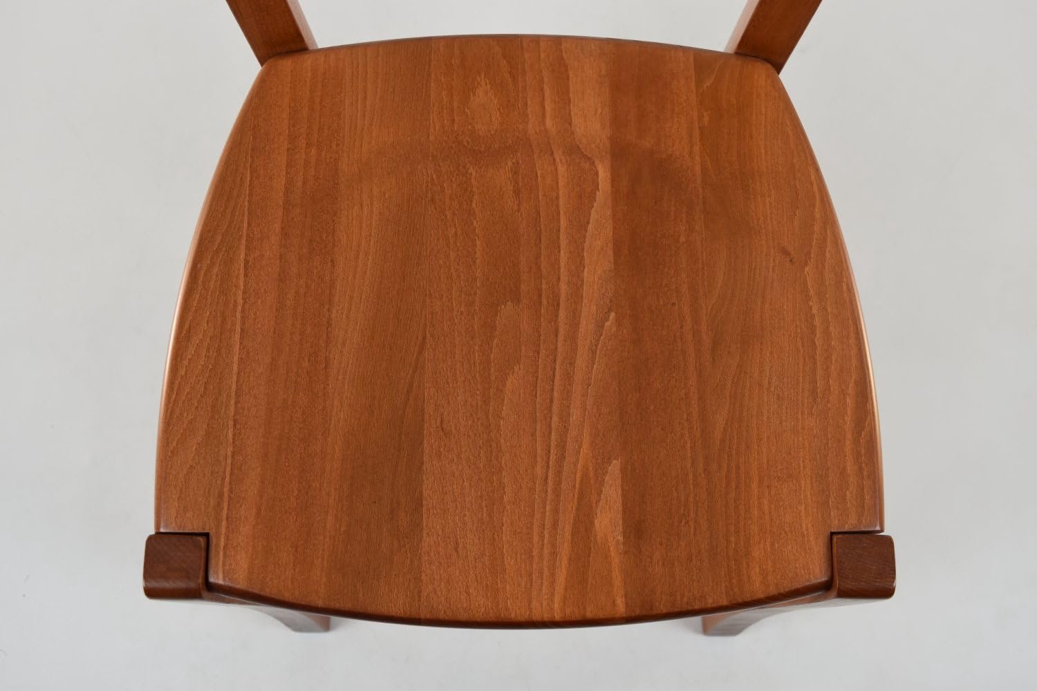 Venice Houten Eetkamerstoelen Set van 4 – Beukenhouten Stoelen in Kersenhoutkleur – Klassiek Ladderdesign – Stevige Houten Zitting – Voor Eetkamer, Keuken en Horeca