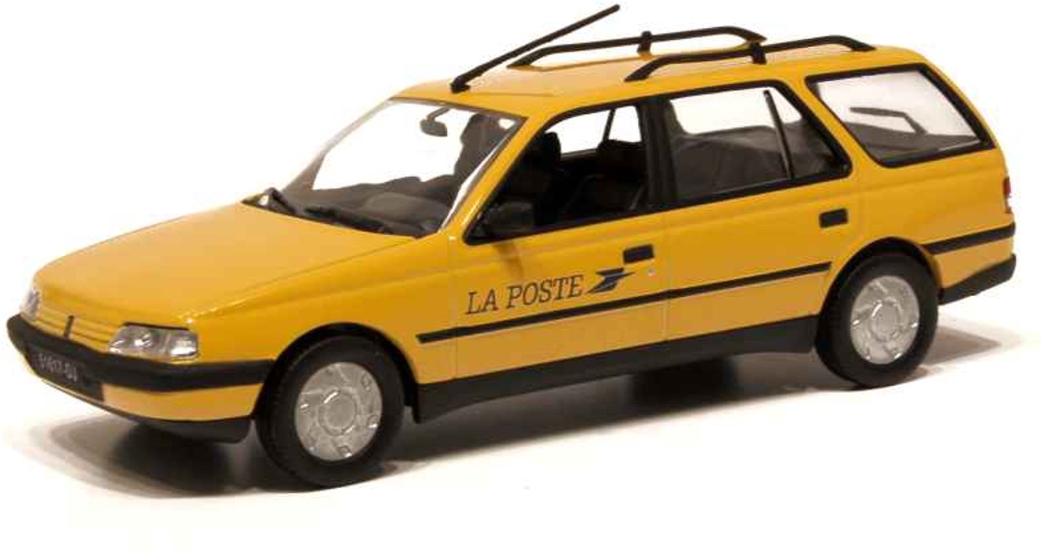 Modelauto Peugeot 405 break 1987 La Poste - Schaal 1:43