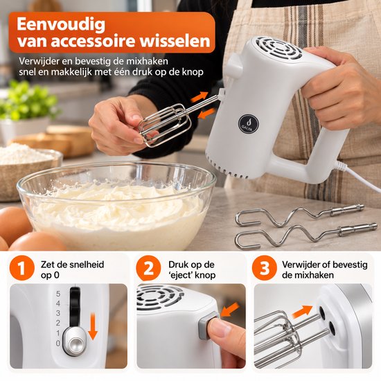 Galya cookware HAND MIXER - Galya cookware Mixeur de cuisine van Merkloos — afbeelding 2