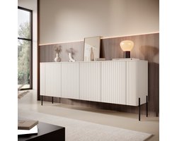 Meubella - Vivi - Dressoir - Beige - 190 cm