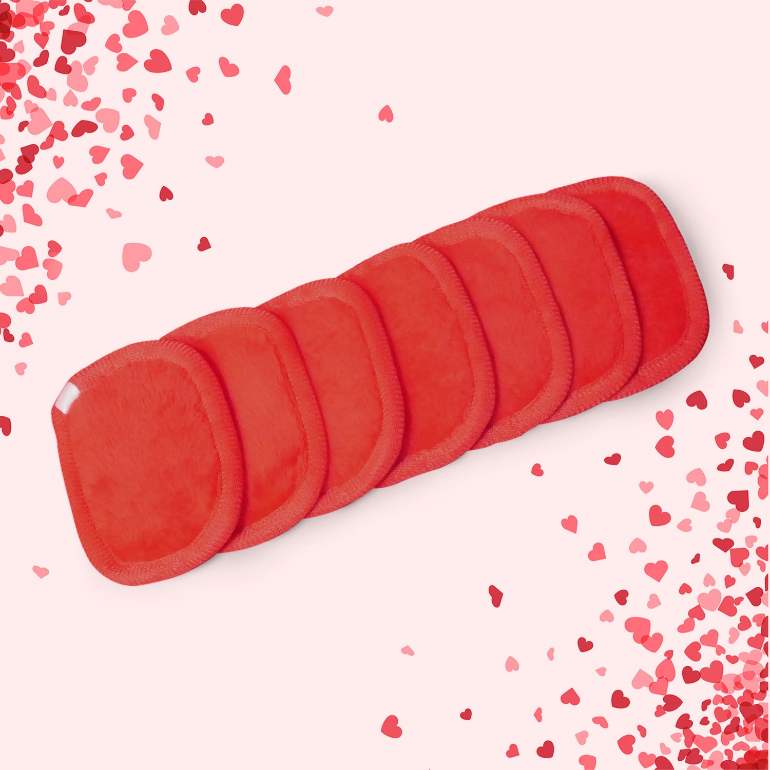 Lilly Red Love - Herbruikbare make-up remover pads