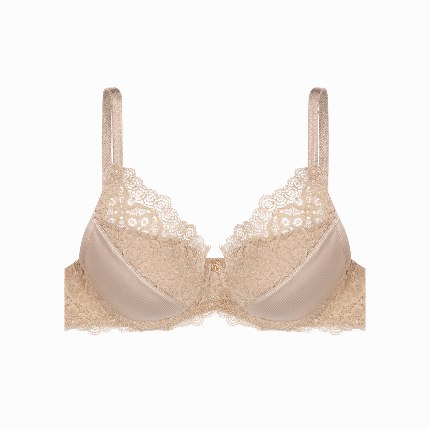 ESOTIQ Hudson - Push-upbeha - 65G - Beige - Uitneembare vullingen