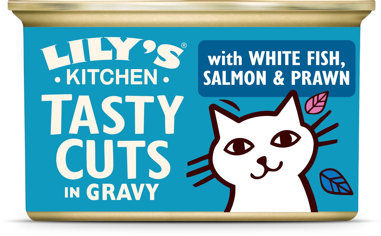 Lily's Kitchen - Kattenvoer - Natvoer - Heerlijke Stukjes in Saus met Zeevis - 18 x 85 g