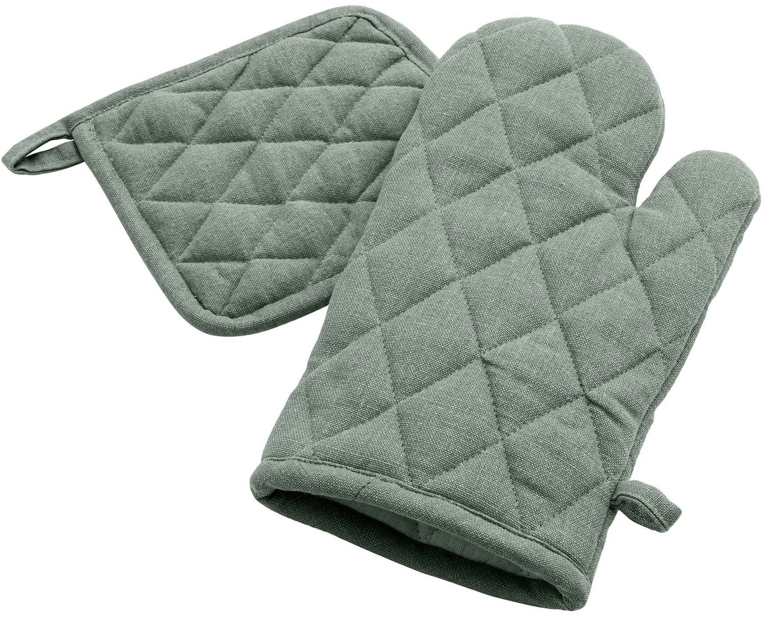 Douceur d'intérieur Gourmet Ovenwant en Pannenlap – Mint – 2-delige set