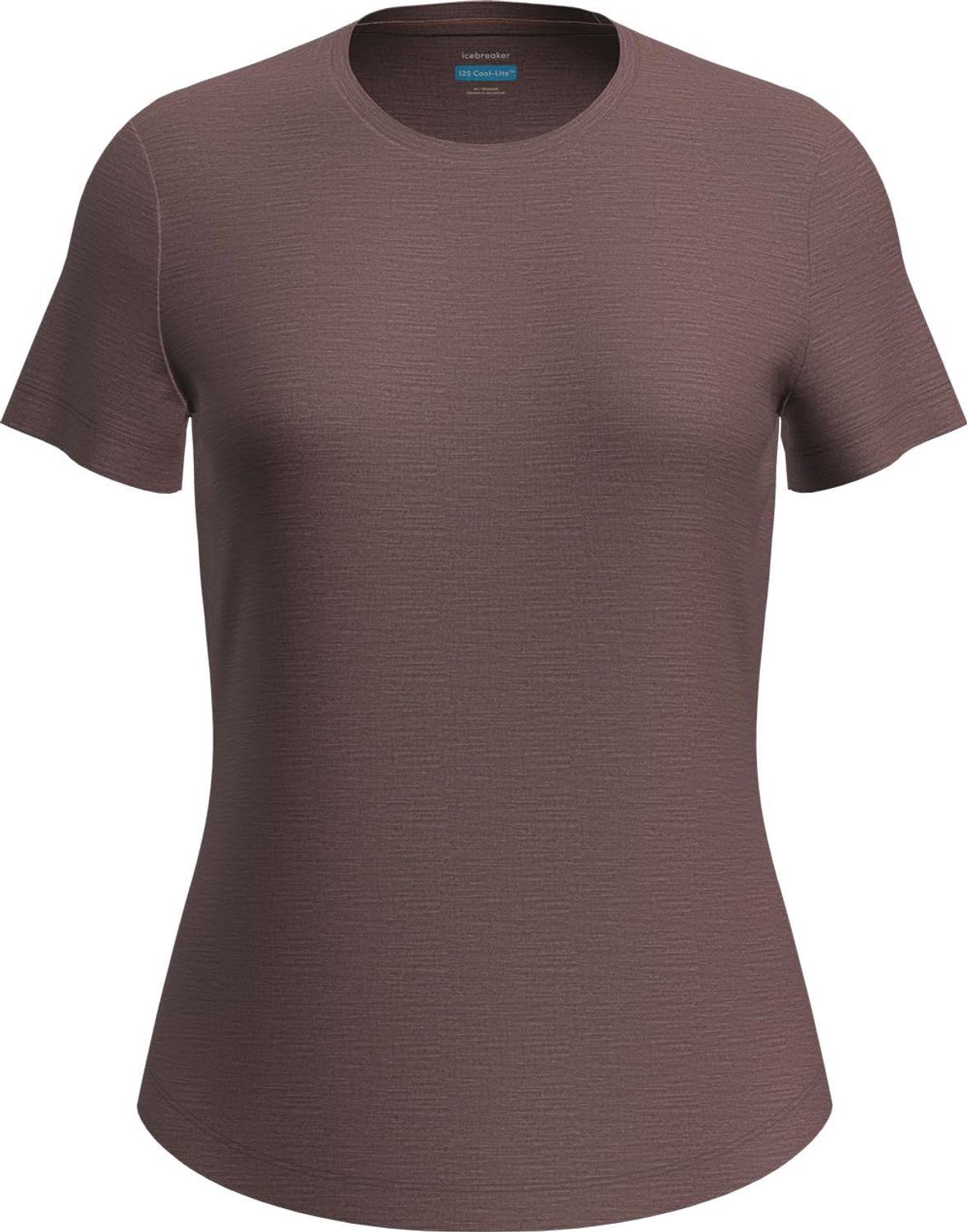 Icebreaker W Merino 125Tech Lite - Shirt Dames - Carob Heather - M