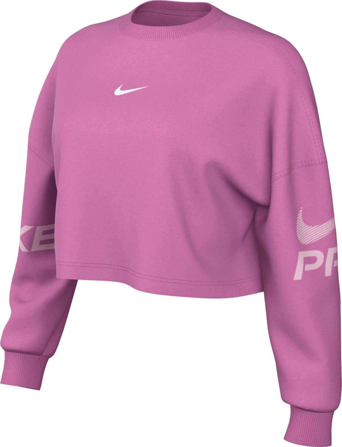 Nike NP DF FLC Crew Sweatshirt Speels Roze
