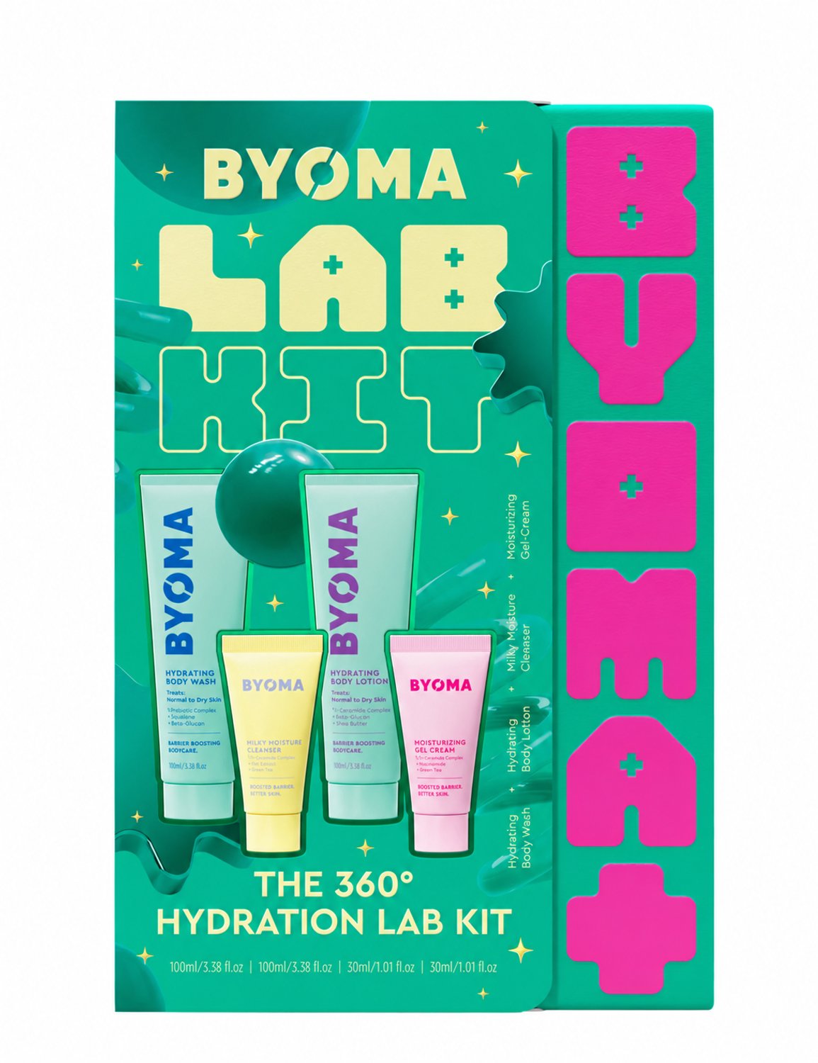 BYOMA The 360° Hydration Lab Kit - Huidverzorgingsset - 260 ml