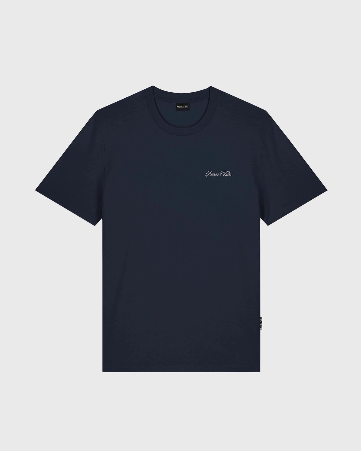 Baron Filou Baron Filou T-shirt FW26 Backprint Filou 187 Chalet Owners Club Baron Oxford Blue