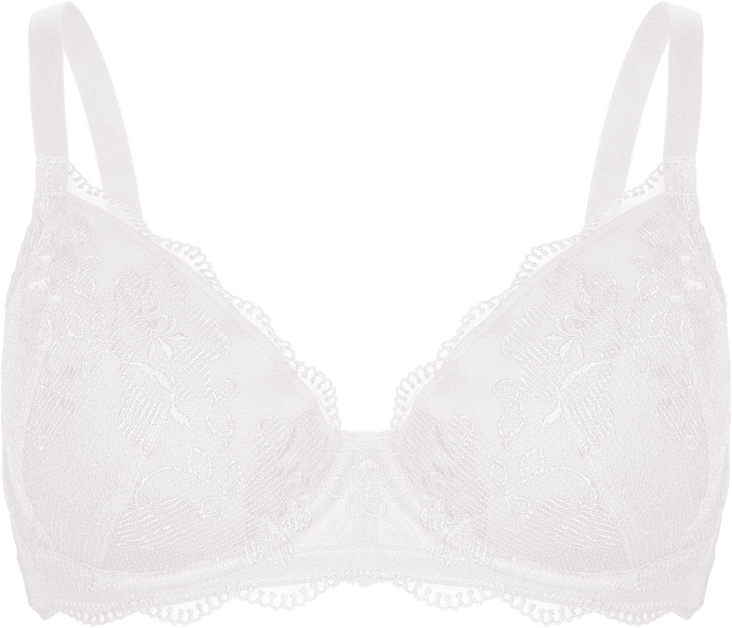 ESOTIQ Vera - Push-upbeha - Pastelroze - 85B - Kant met plantenmotief