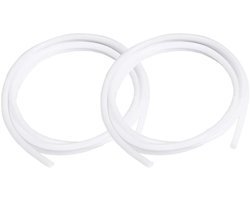 2 stuks 1 m PTFE-slang, 2 mm, compatibel met 1,75 filament, bowdenslang, 3D-printer, teflonslang, OD 4 mm, bowdenbuis voor PLA, PETG, ABS, TPU 1,75 filament, 3D-printer