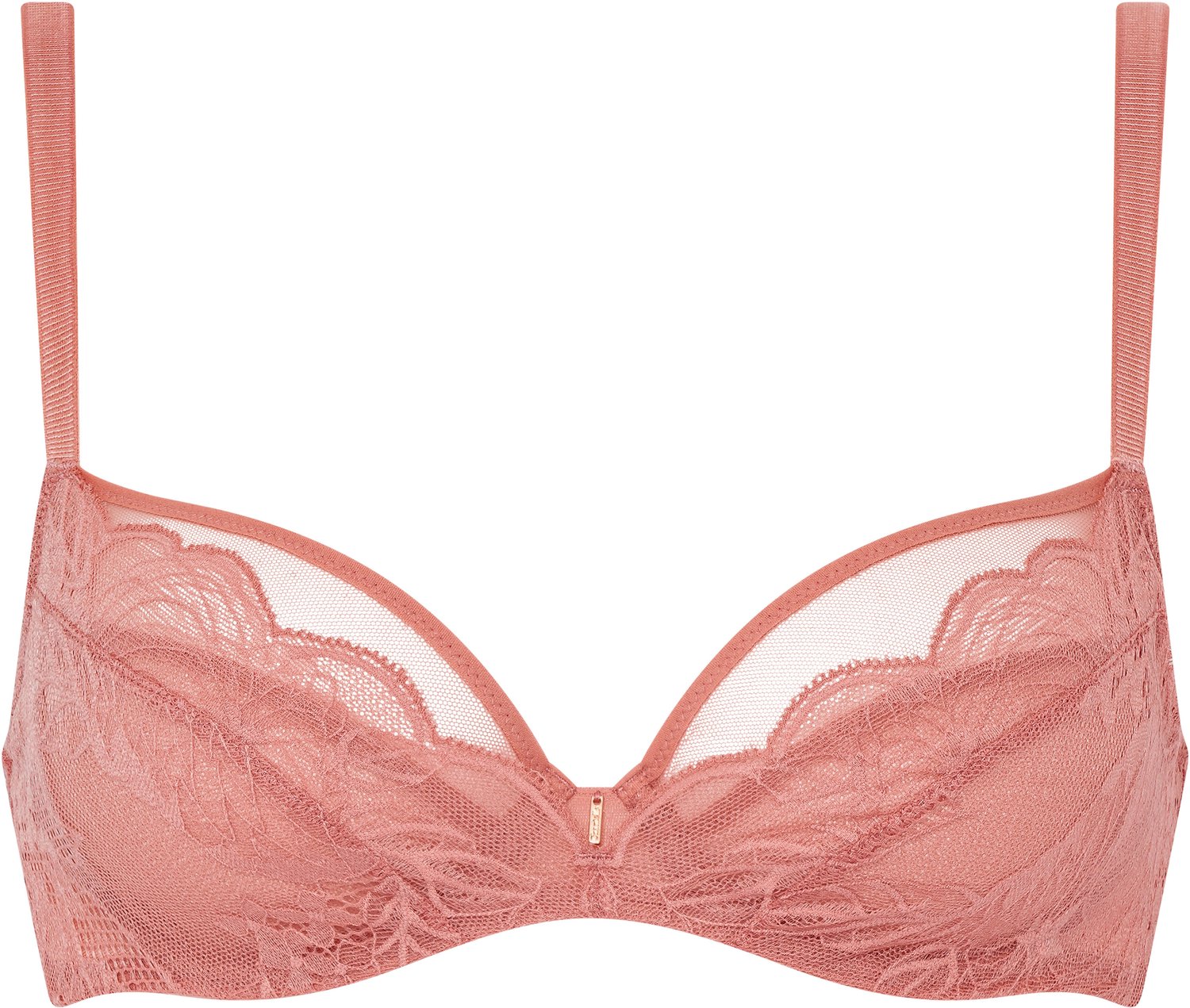 ESOTIQ Midnight Flowers Chantelle - Zachte beha - Roze - 80E - Kant