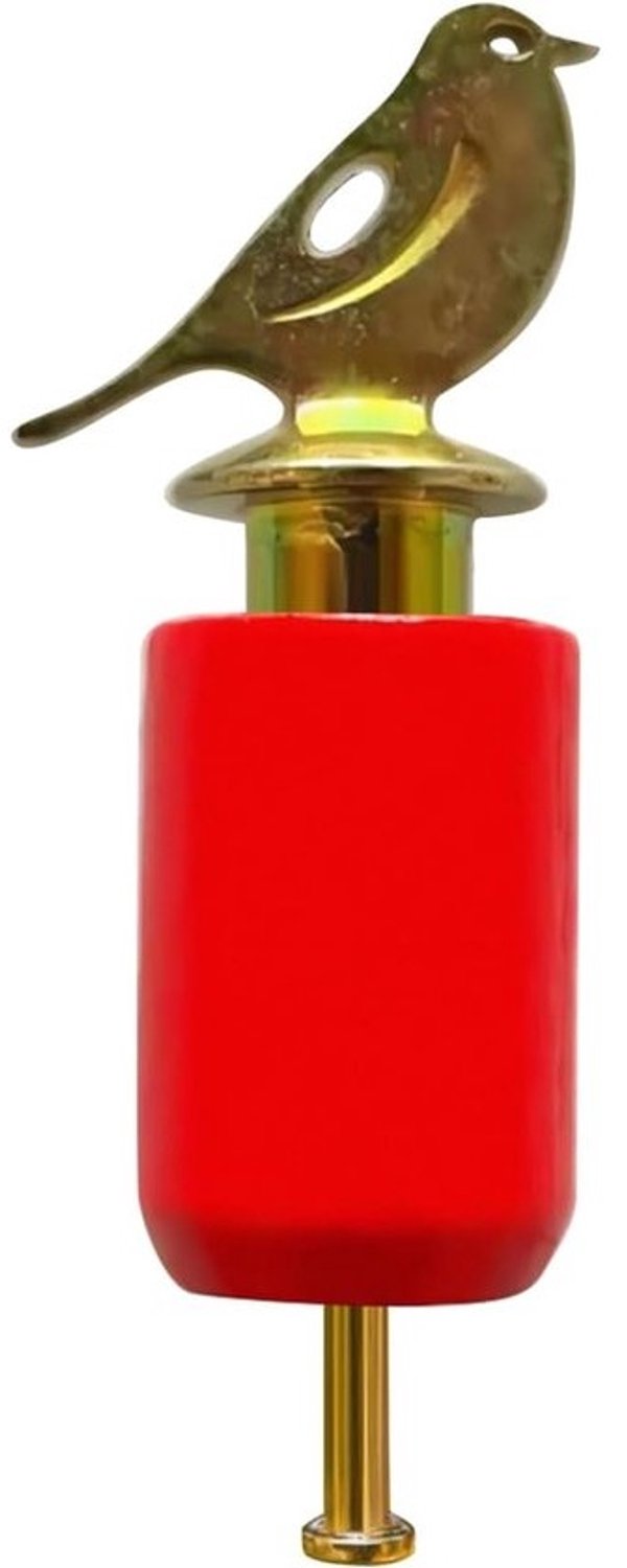 Vogelfluitje - Oproepspeelgoed - Vogelobservatie - Natuurgetrouw geluid - 6 x 1.5 cm - Rood