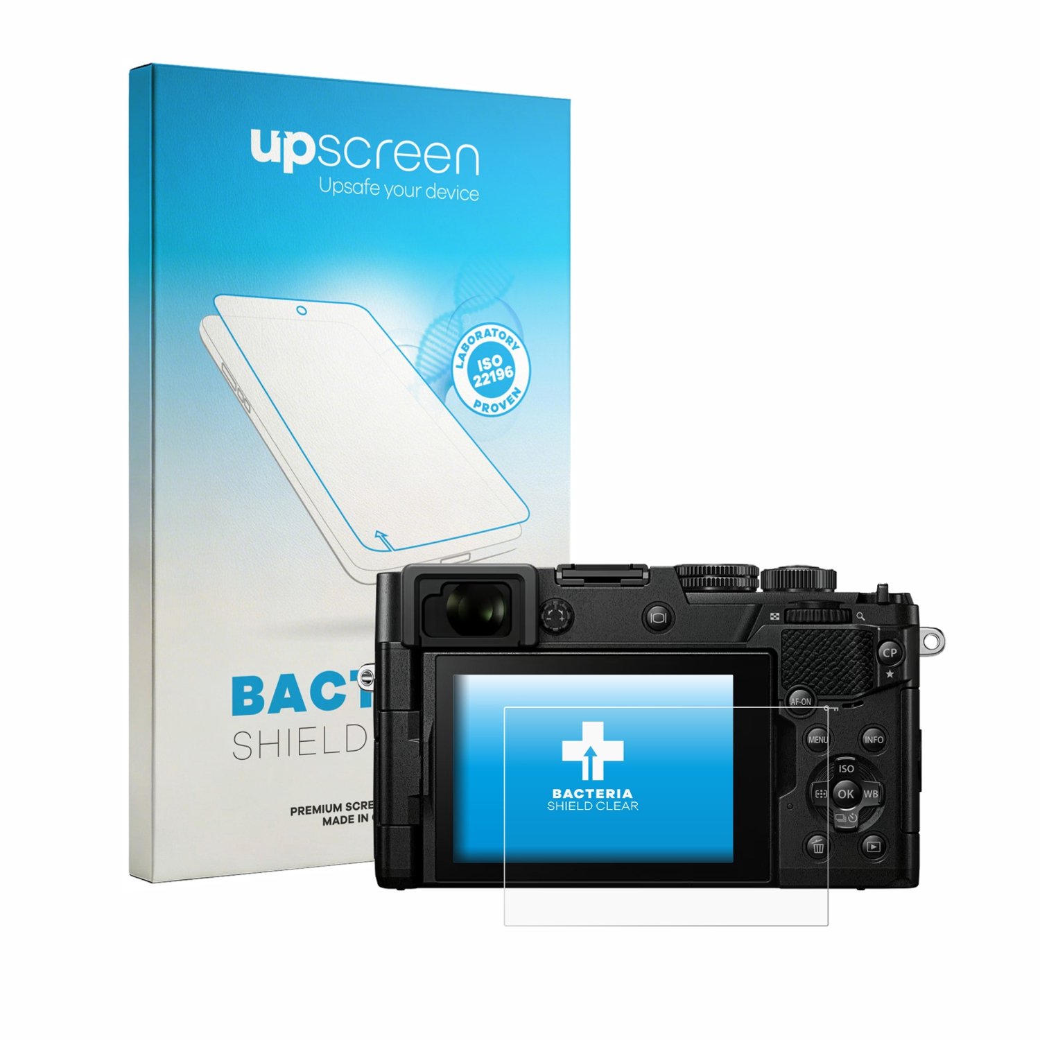 upscreen - Screenprotector voor OM System PEN - Folie Beschermfolie transparant antibacterieel