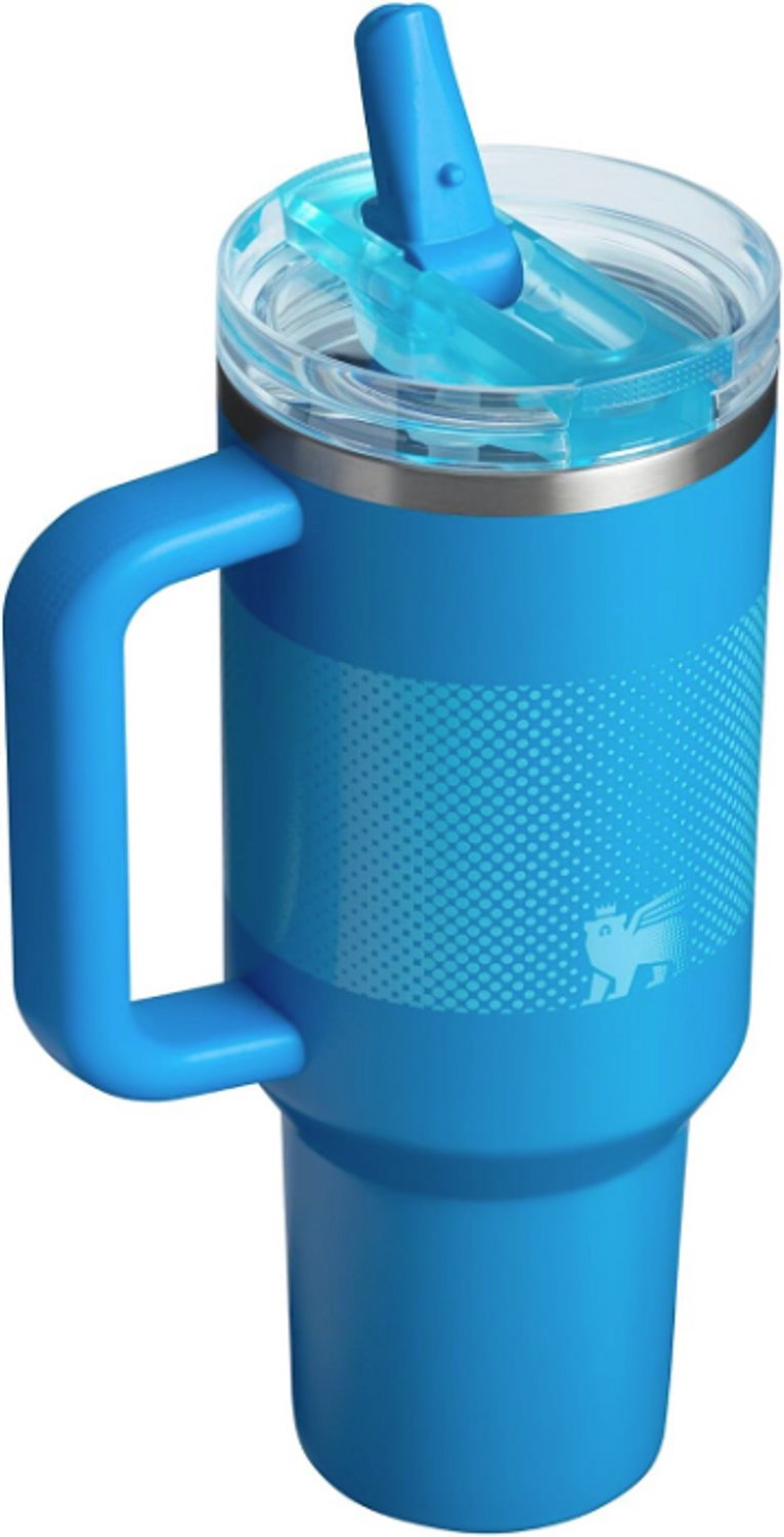 STANLEY Quencher ProTour Flip Straw Tumbler 1.2L (Azure Fade) - Lekvrije Drinkbeker met Rietje & Handvat – RVS Geïsoleerd – BPA-vrij – Cupholder Geschikt – foto 2