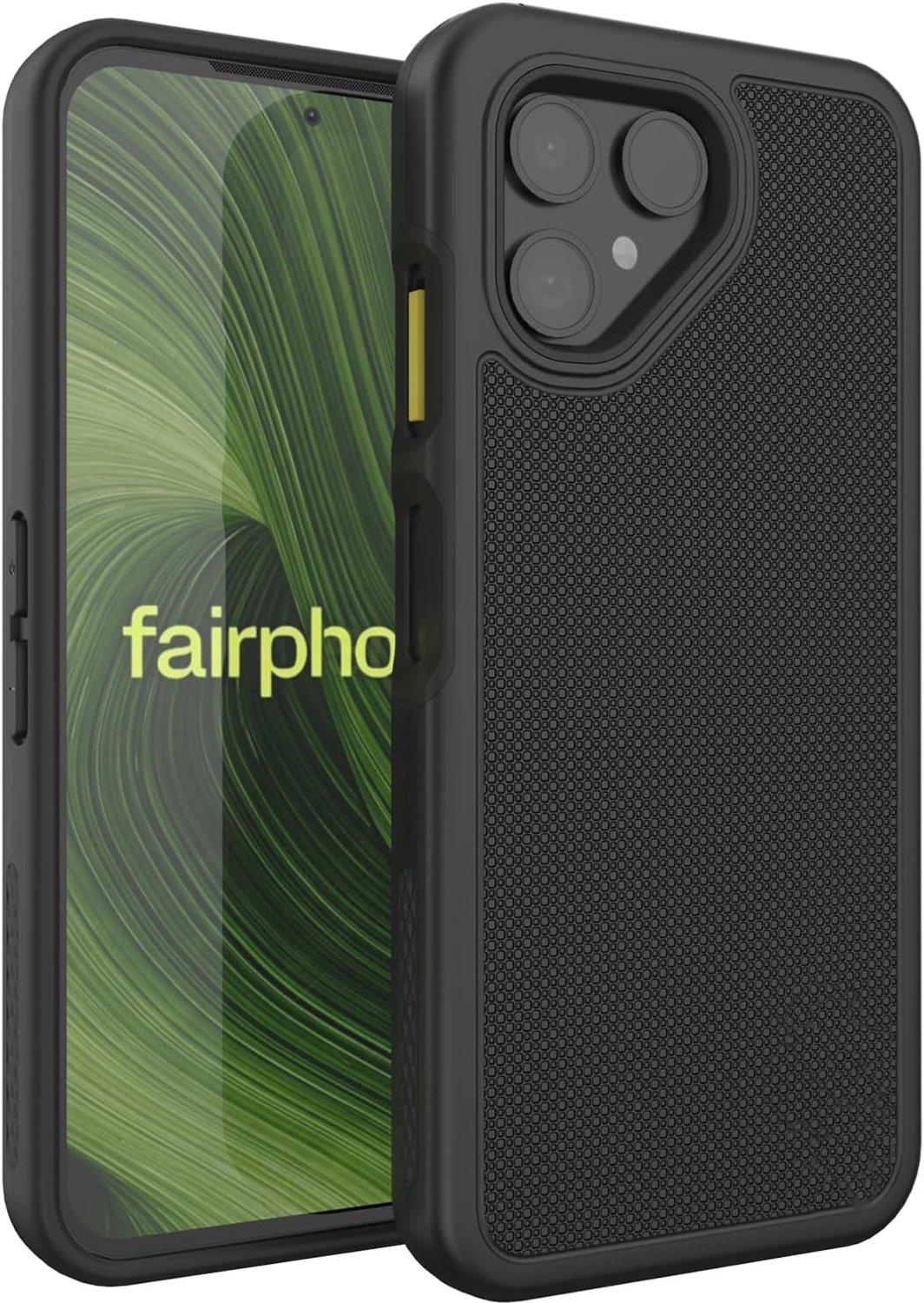 Zandarix Hoesje Geschikt voor Fairphone Gen 6 / Gen 6+ - Militaire Kwaliteit - Dubbellaags Schokbestendig - Antislip - Back Cover Hoesje - Zwart