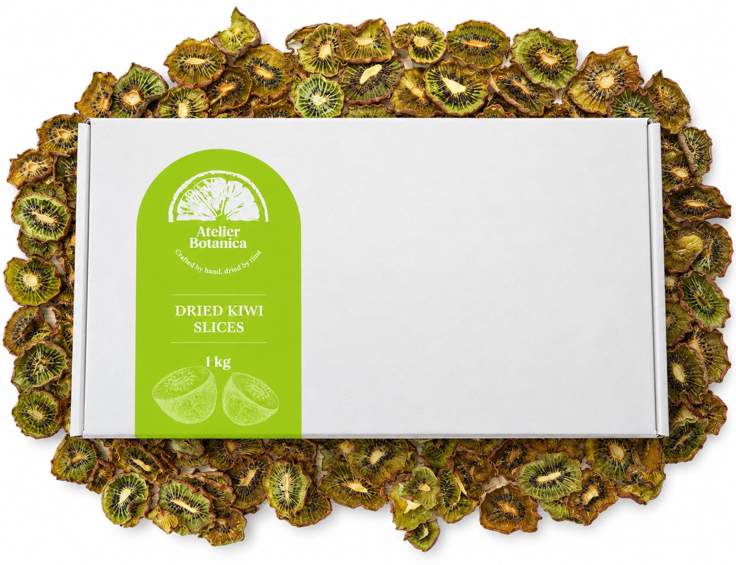 Atelier Botanica - Gedroogd fruit - Gedroogde kiwischijfjes 1 kg - Voor cocktails en meer