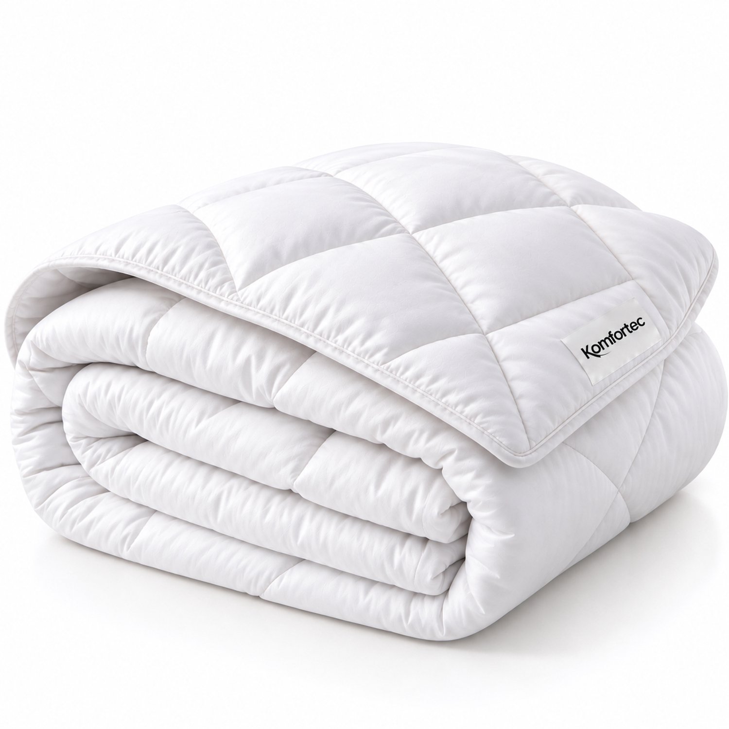Komfortec Zomerdekbed - Licht 155x220 cm - Hotel Kwaliteit - 30 dagen Proefslapen - Dekbed Geschikt Voor Zomer - Comfort en Ademend - Anti Allergie Dekbed - Licht dekbed voor eenpersoons - Wit