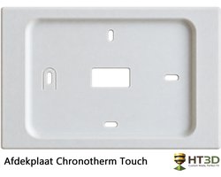 Afdekplaat Honeywell Chronotherm Touch - Wit - Chronotherm Touch Thermostaat - Kamerthermostaat - Thermostaat - Muurplaat - Afdekraam - Grondplaat - Houder - HT3D