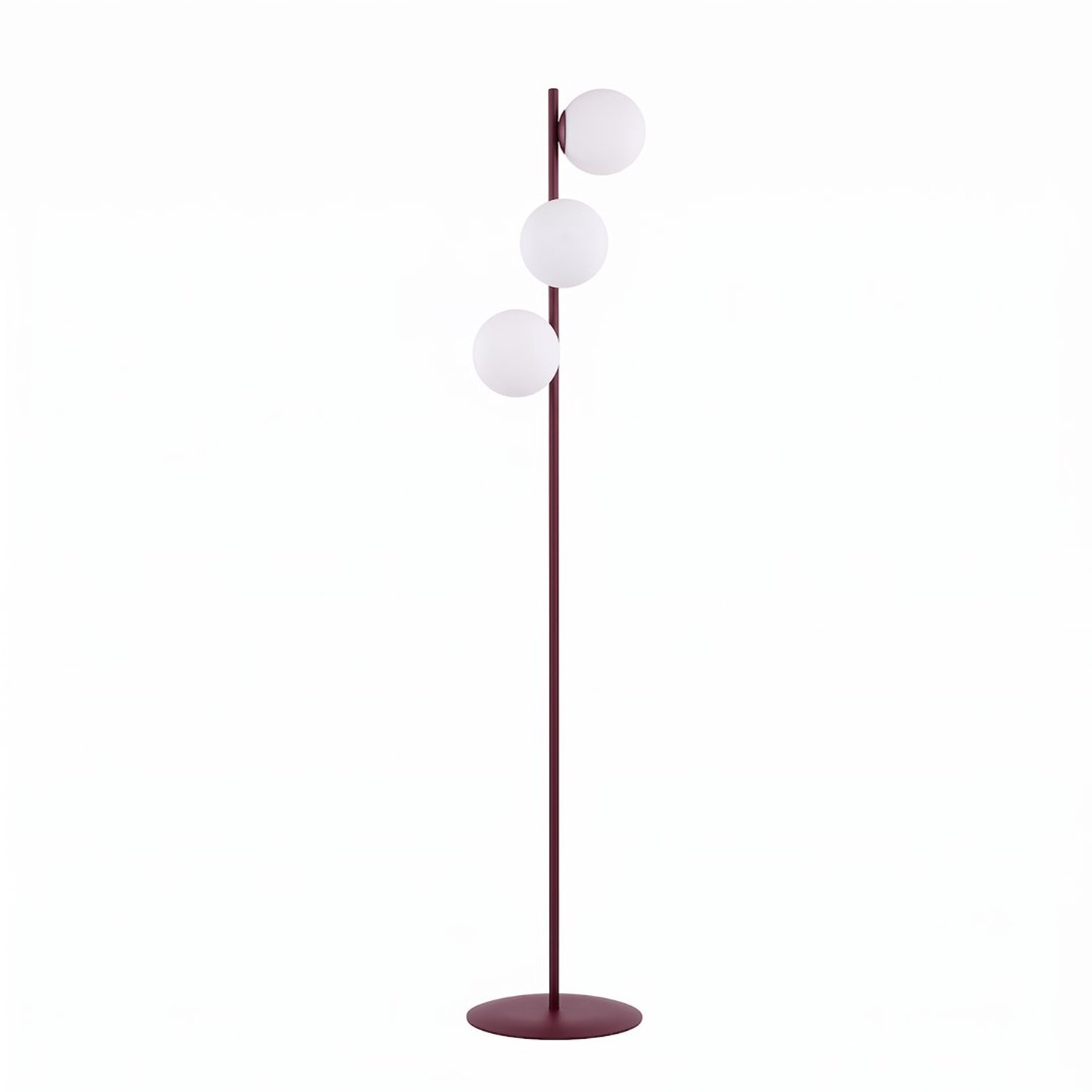 Emibig MAGNUS LP3 BURGUND OPAL - Moderne vloerlamp voor sfeervolle verlichting