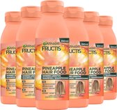 Garnier Fructis Hair Food Pineapple - Shampooing - Cheveux longs et ternes - 6x 350ml