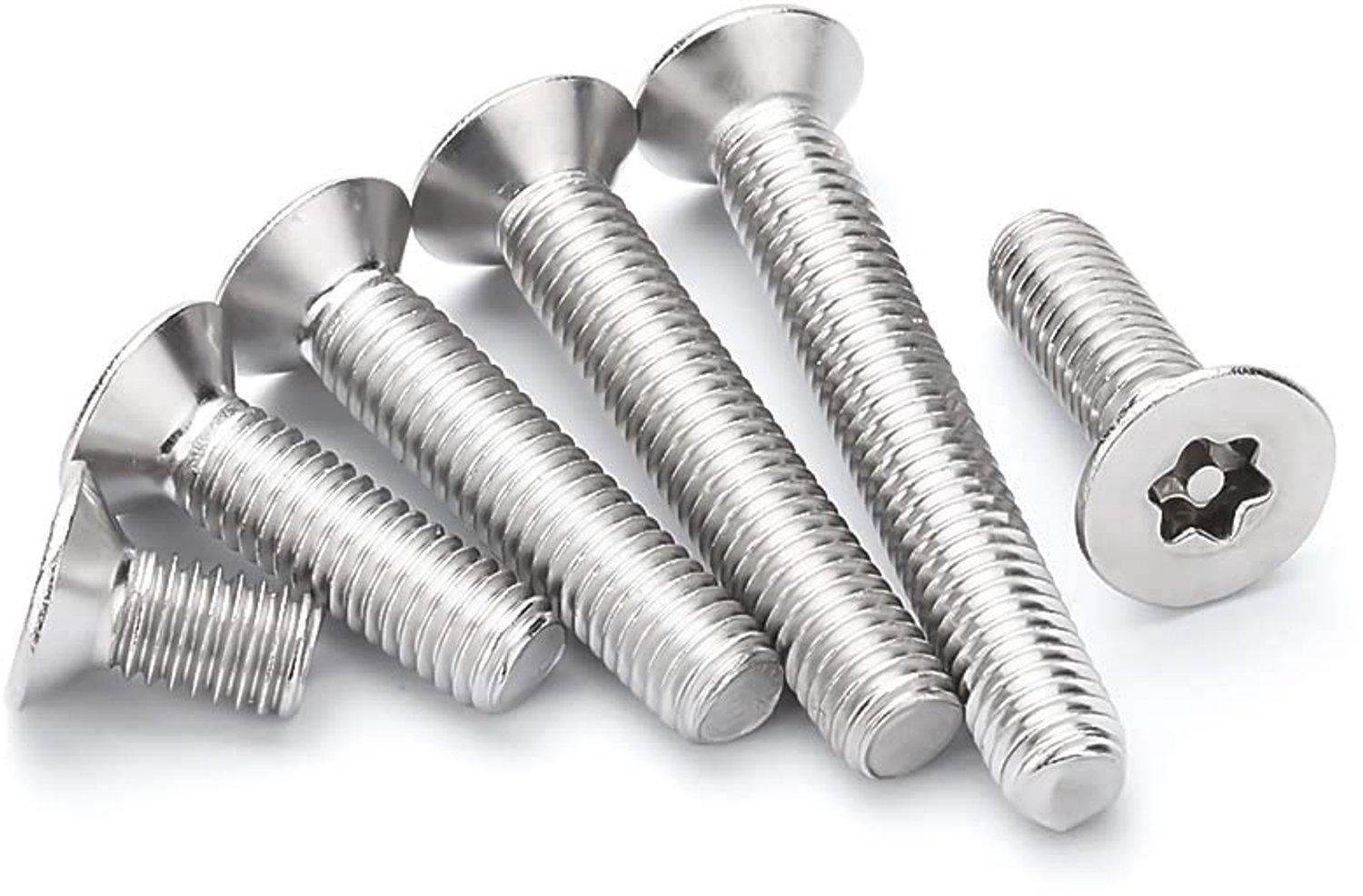 Schroeven Torx verzonken M6×16mm - Roestvrijstaal - Corrosiebestendig - Voor machines - 10 stuks - m-winkel