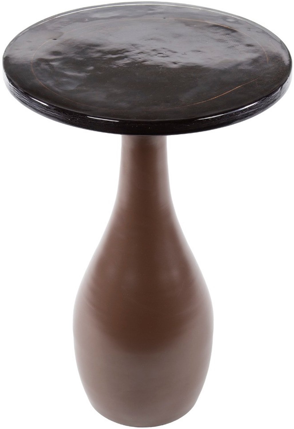Fraaai - Benny bijzettafel druppel M - koper antiek finish