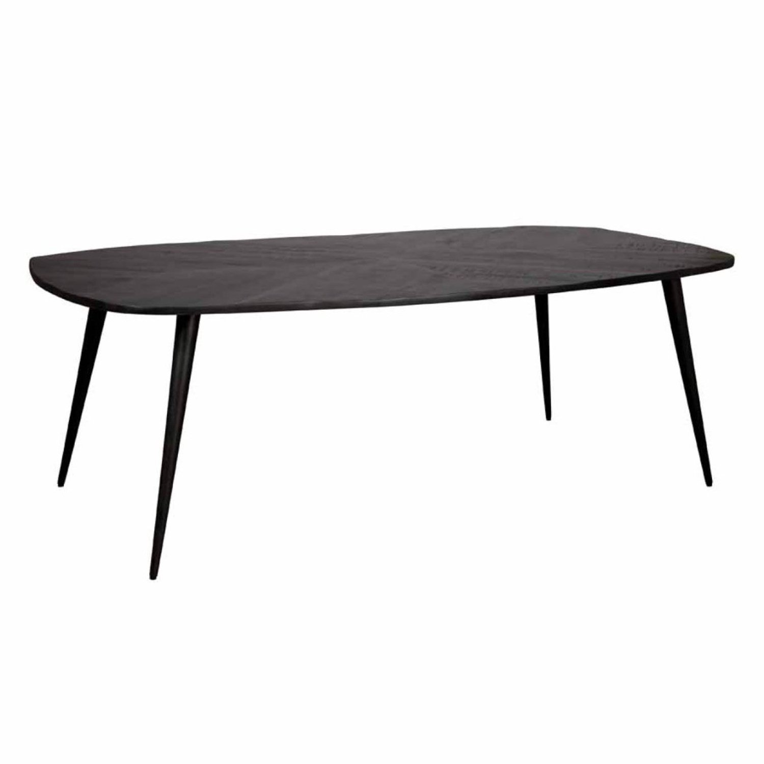 Tower Living Eettafel Giovanni - Rechthoek Zwart Hout - 180x100x78cm