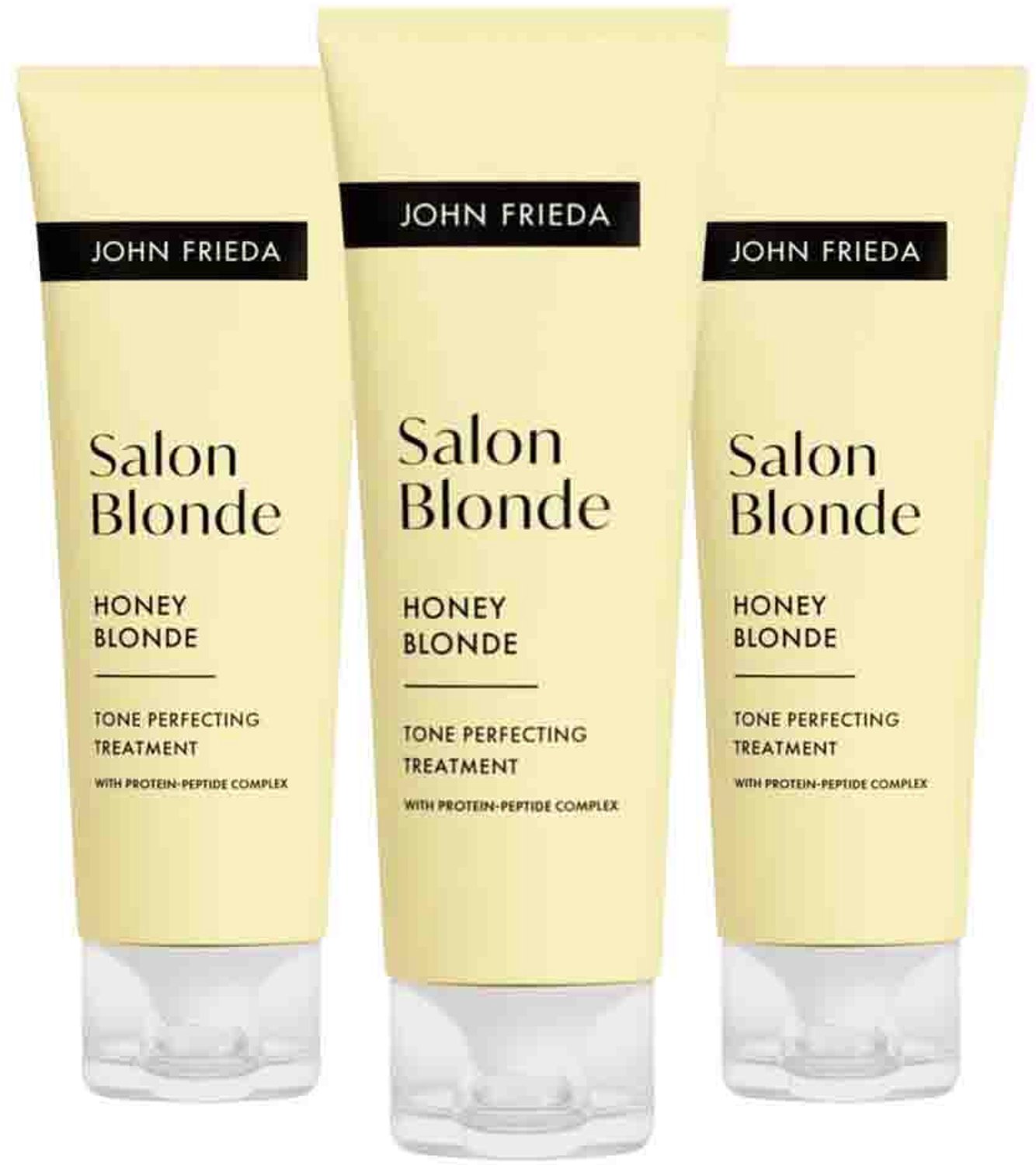 John Frieda - Salon Blonde Tone Perfecting Treatment Honey - 3 x 120 ml - Voordeelverpakking