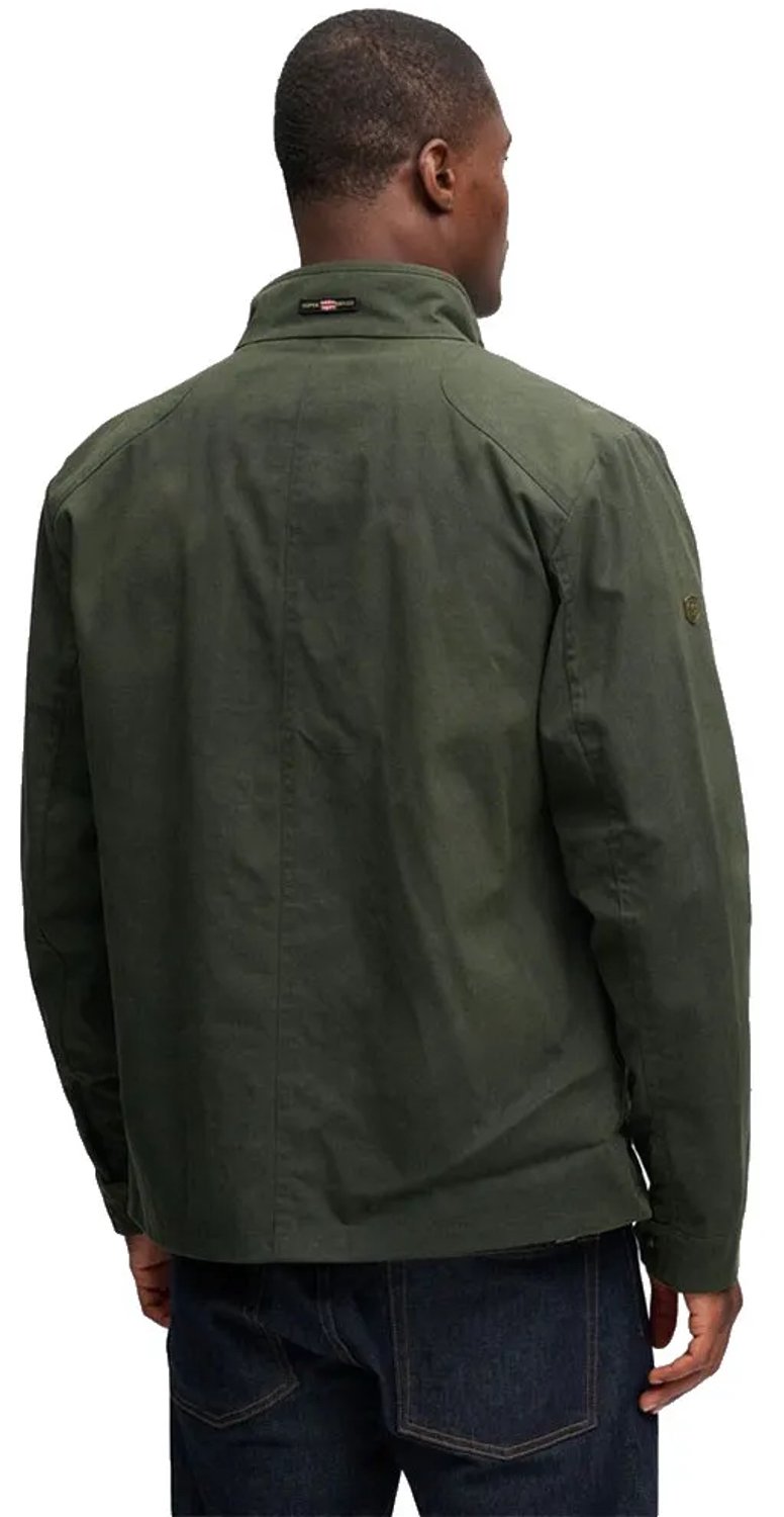 Superdry Wax Racer Jas XL Man Groen