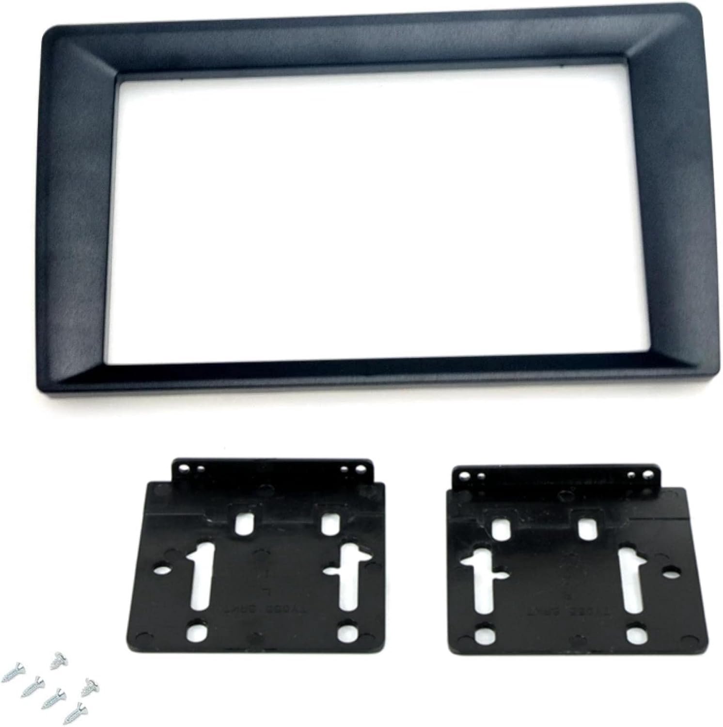 Autoradio montageset 178 x 102 mm - frontframe - zwart - geschikt voor 9 inch autoradio's - Vemera