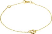 Sparkle14 Armband Rondjes 0,9 mm 16 - 18 cm - Goud
