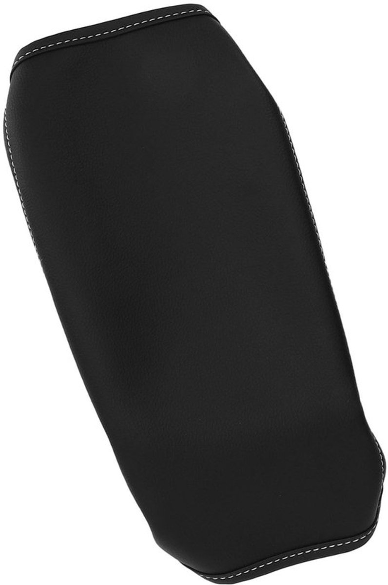 Zeynomax - Armsteunhoes - Comfortabele middenconsolehoes - Zwart met grijze lijn