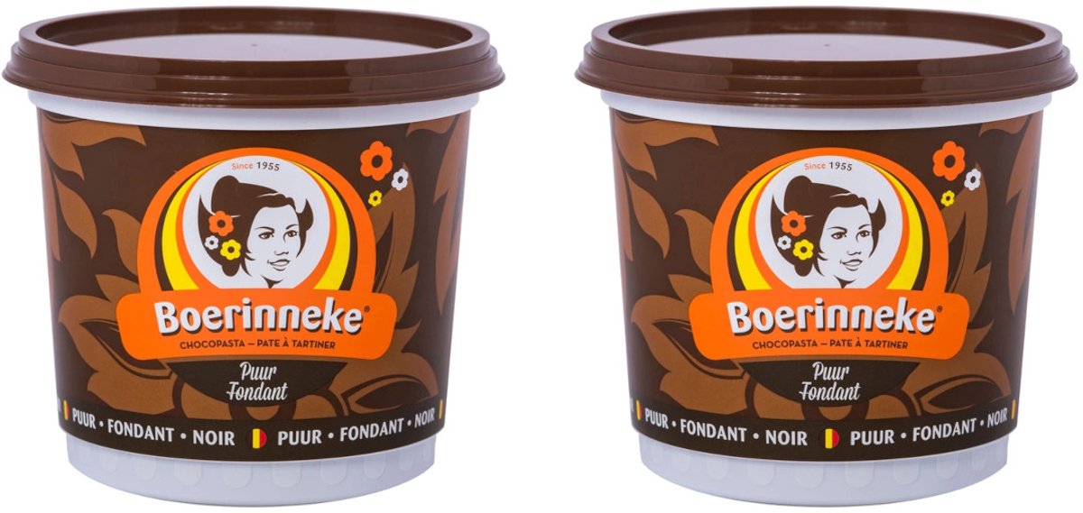 Boerinneke Fondant Puur - Multipack - Chocopasta - 800g (2x400g)
