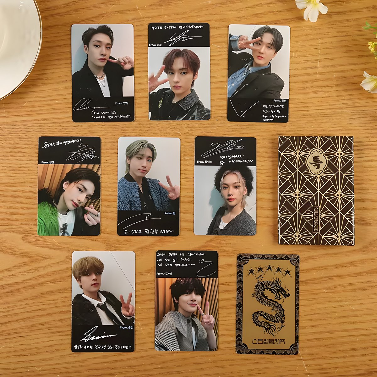 KPOP Stray Kids 5-STAR The 3rd Album Photocard variant I Fansign [Fotokaarten]