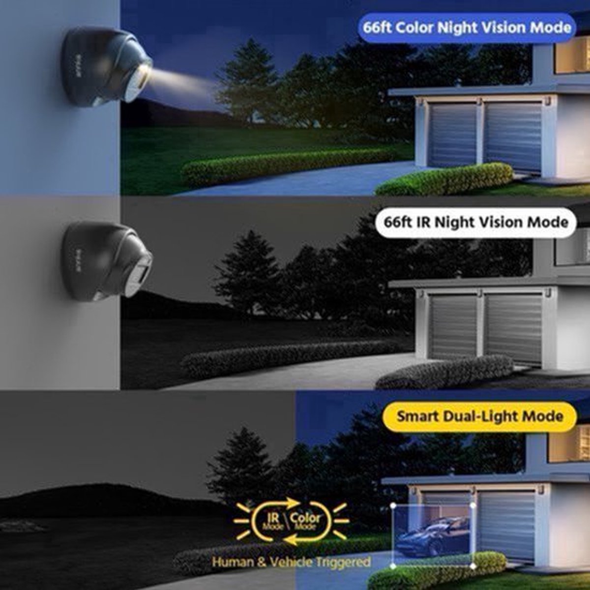 Beveiligingscamera Systeem – Bewakingscamera Set – CCTV camera – Camerabewaking – Beveiligingscamera set – 4x 5MP bulletcamera’s – AI persoons- en voertuigdetectie – kleur nachtzicht met slimme dubbele verlichting
