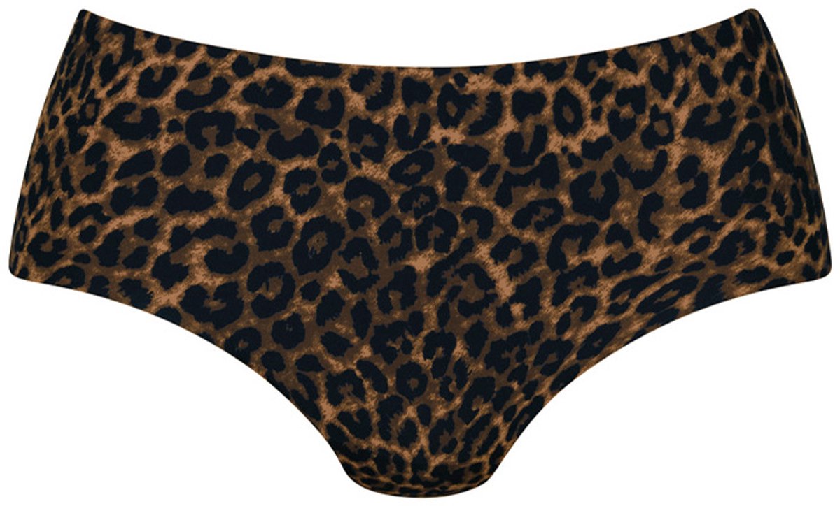 Anita - Essential Art High Waist Slip - Gold Cat