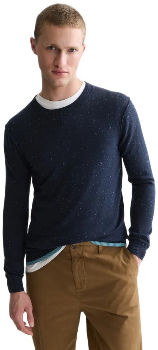 Neps wool-blend regular-fit pullover