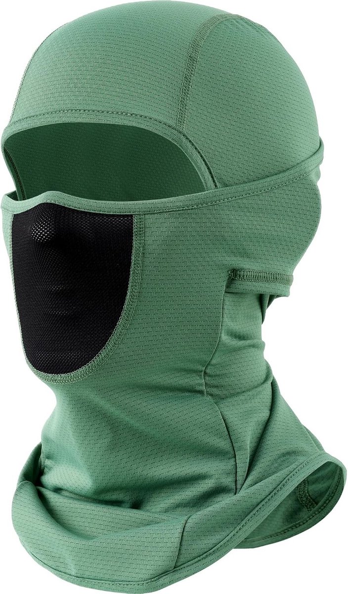 Airsoft masker - Zwart - Universeel - Ademend & UV-bestendig bivakmuts voor outdoor activiteiten
