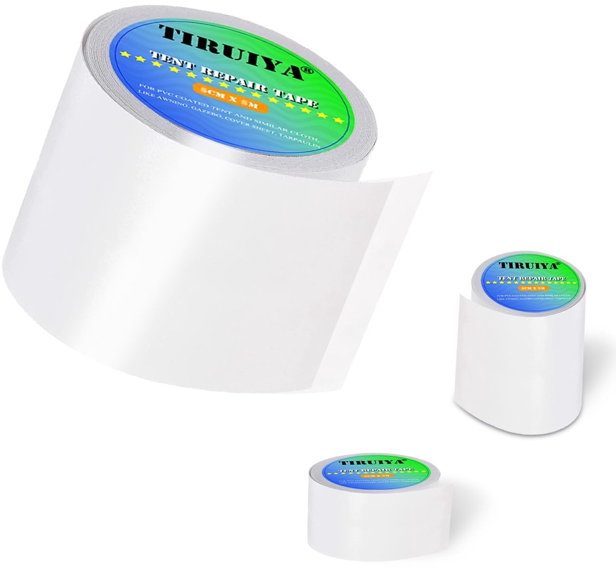 Elzusha - Tentreparatieset - Waterdichte PVC Tape 8cm x 5m