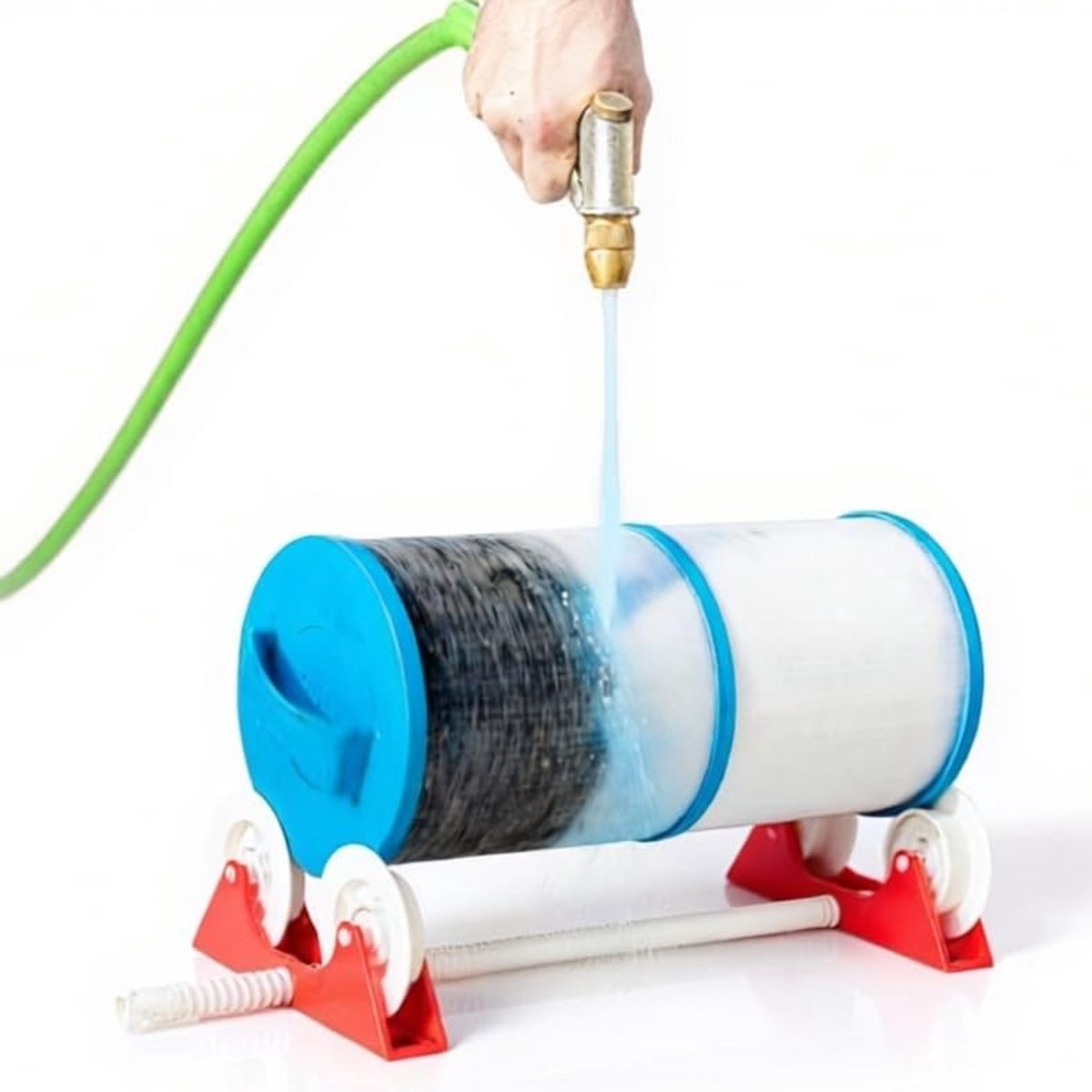 Elzusha - Rotating Cartridge Cleaner voor Zwembad en Spa