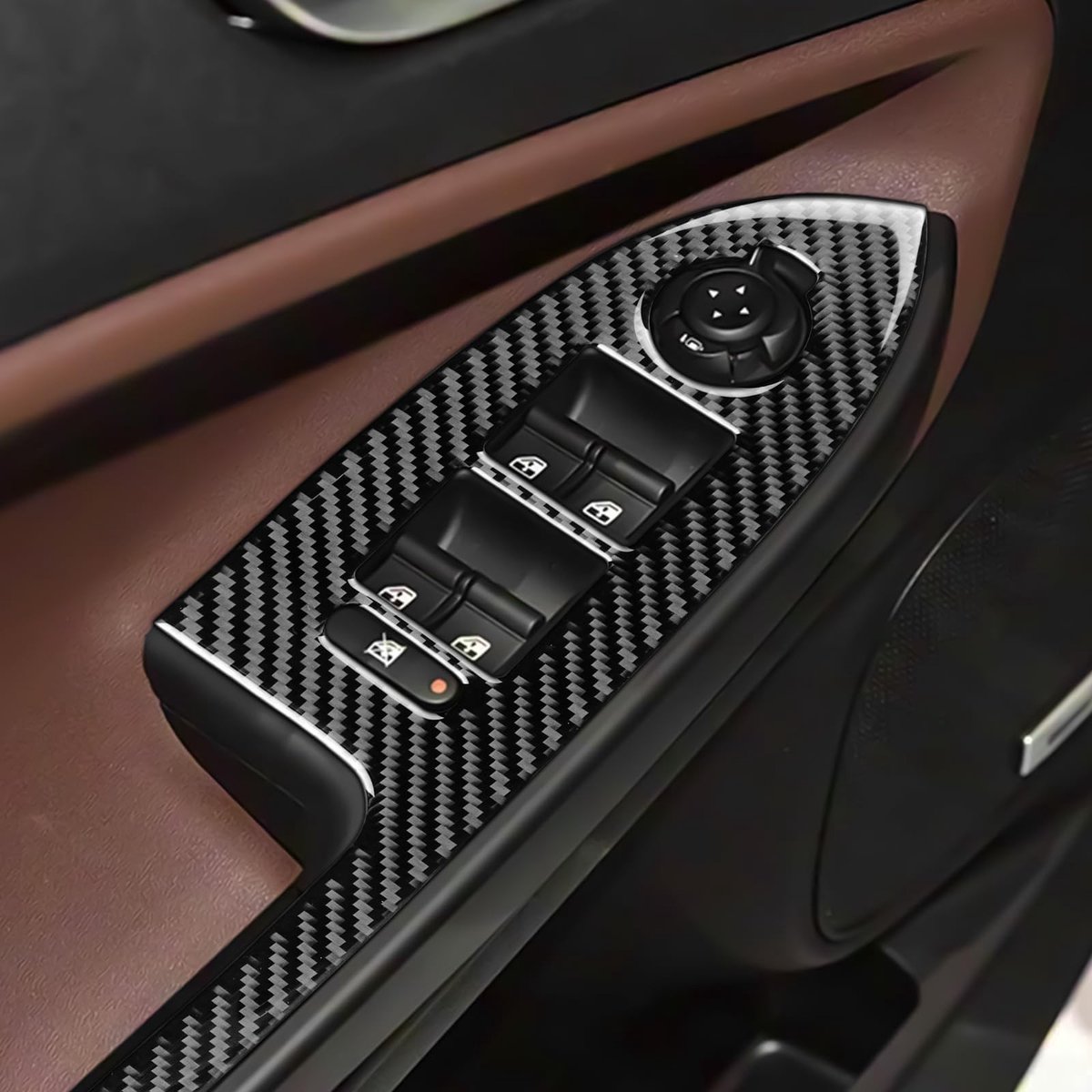 Elzusha - Carbon Fiber Bediening Paneel Cover - Alfa Romeo Giulietta 2010-2020