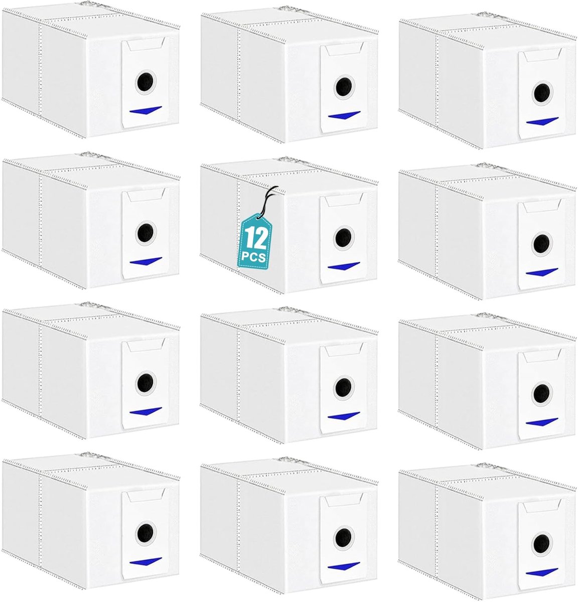 Elzusha - Stofzakken voor Ecovacs Deebot T30 Pro Omni/T30 Omni - 12 stuks
